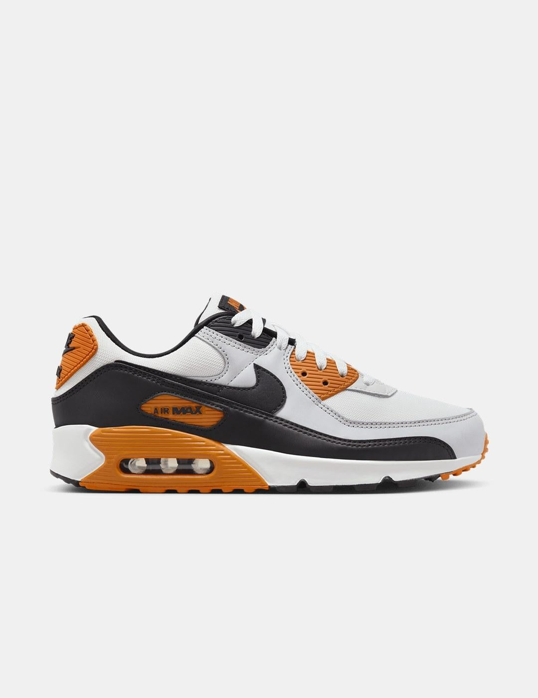 Zapatillas Nike Air Max 90 Plateado Naranja