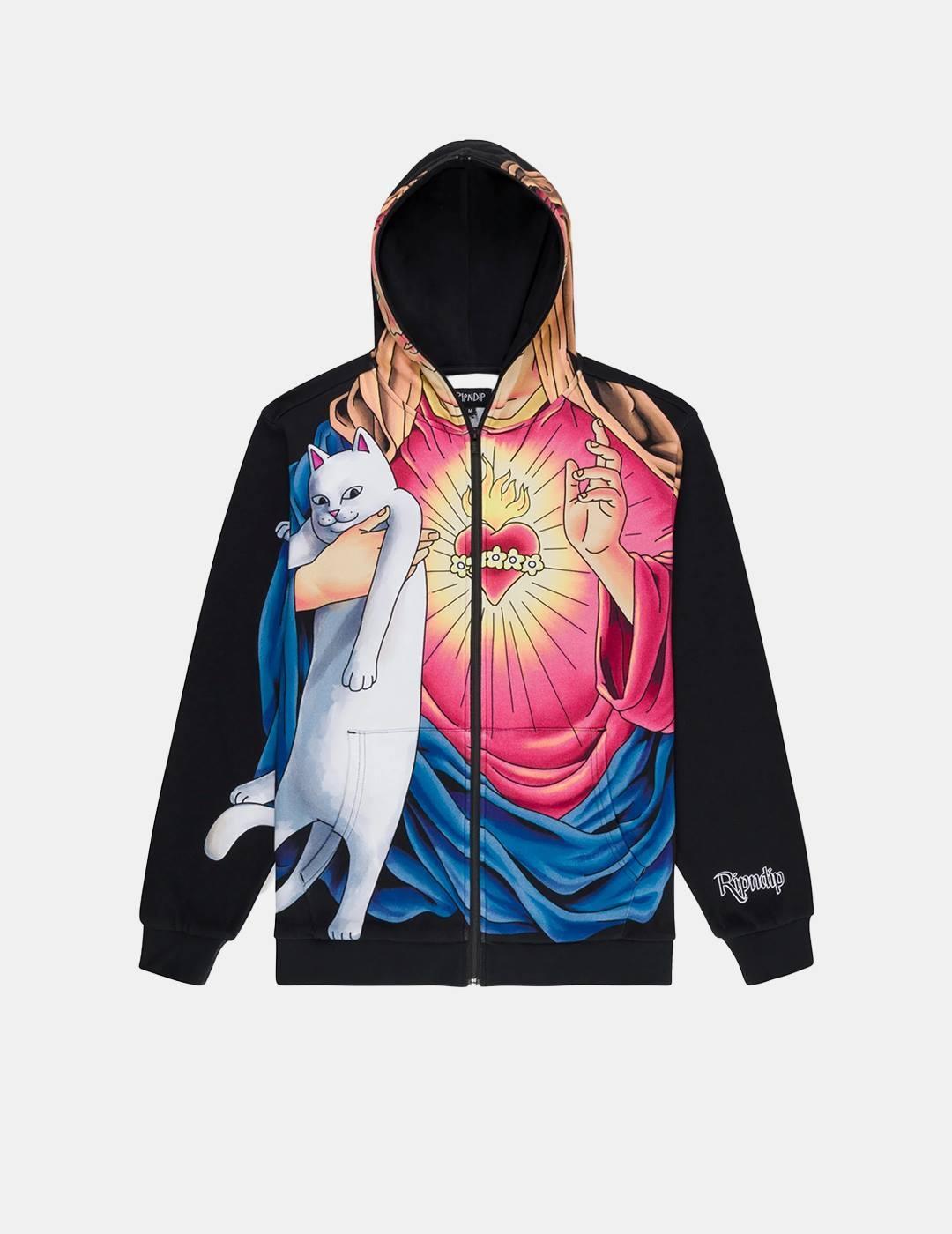 Sudadera Ripndip Mother Mary Negro