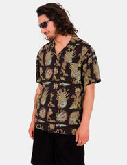 Camisa Volcom Fa Tetsunori Negro Multicolor