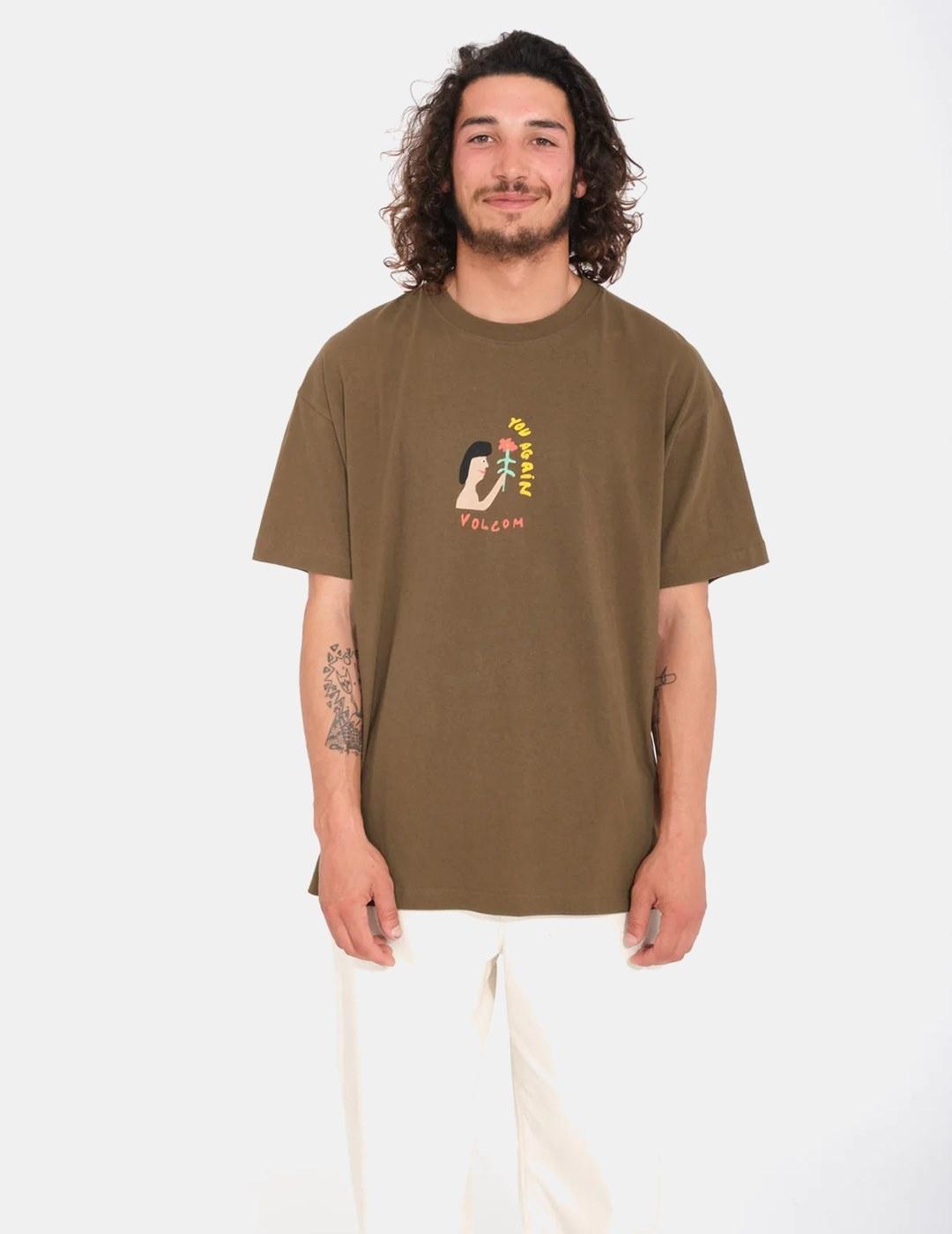 Camiseta Volcom Arthur Longo 1 Dark Earth