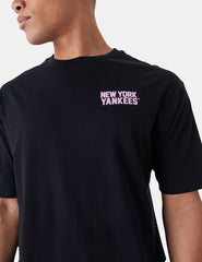 Camiseta New Era Mlb Yankees Wordmark Negro