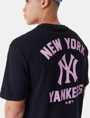 Camiseta New Era Mlb Yankees Wordmark Negro