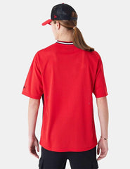 Camiseta New Era NBA Bulls Mesh Oversize Arch Gr