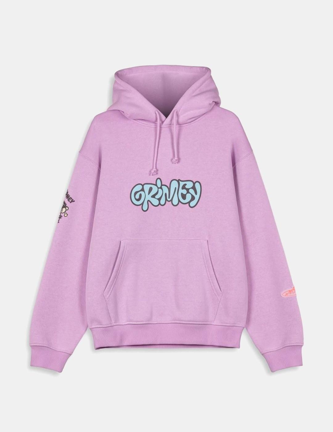 Sudadera Grimey Bloodsucker Vintage Violet