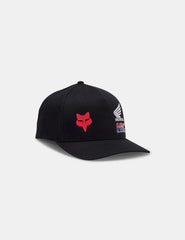 Gorra Fox x Honda Flexfit Negro