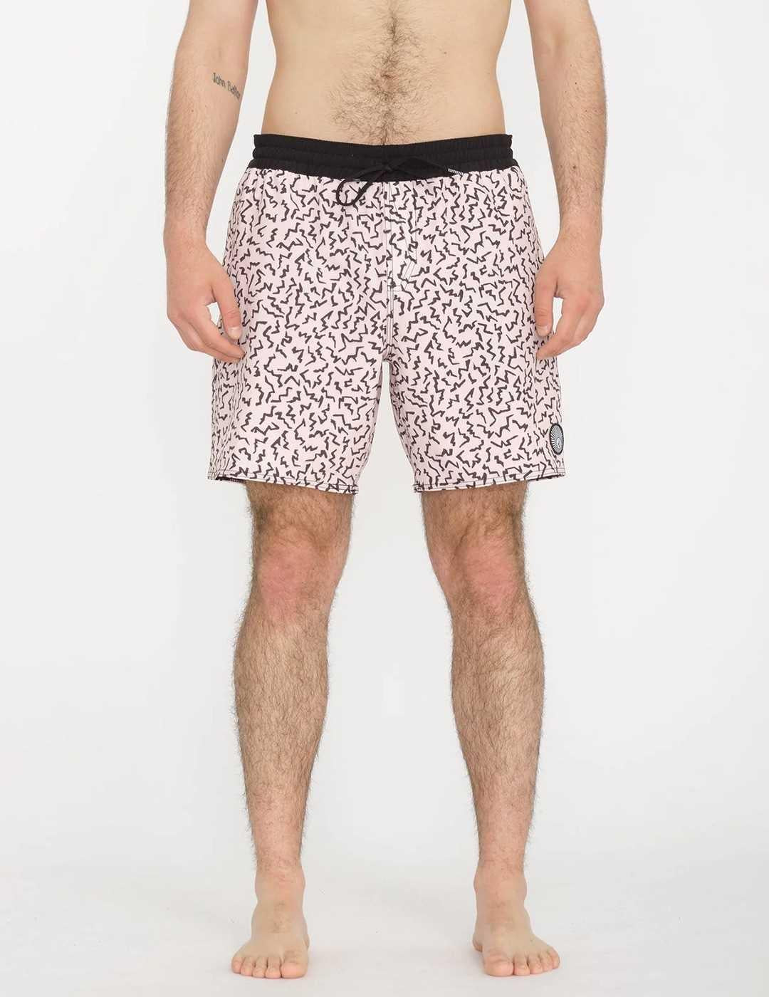 Boardshort Volcom Asphalt Beach Trunk 17 Rosa