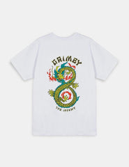 Camiseta Grimey The Lucky Dragon Blanco