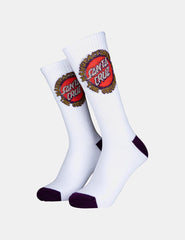 Calcetines Santa Cruz Speed MFG Blanco