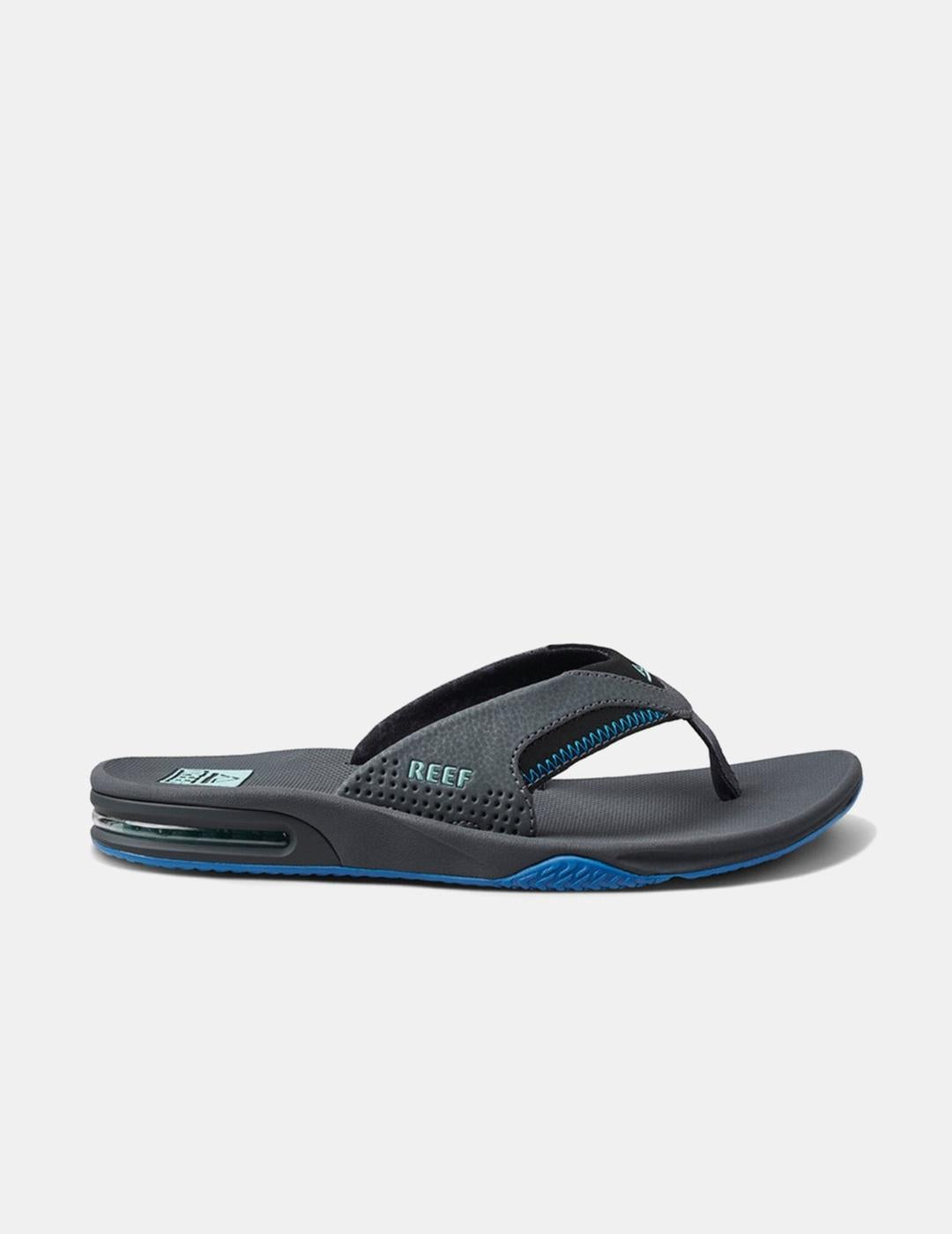 Chanclas Reef Fanning Gunmetal Ocean