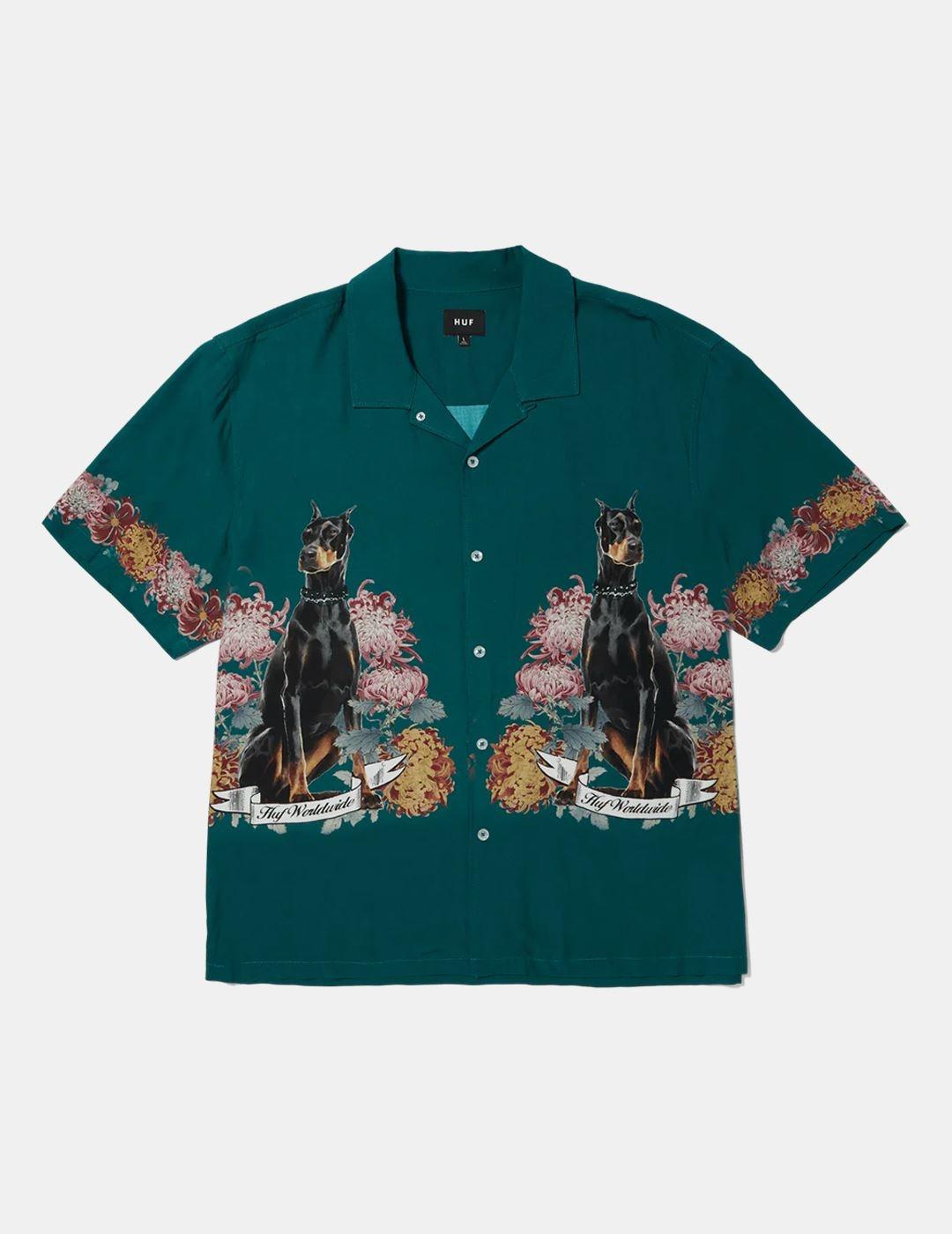 Camisa HUF Best Boys Resort Verde