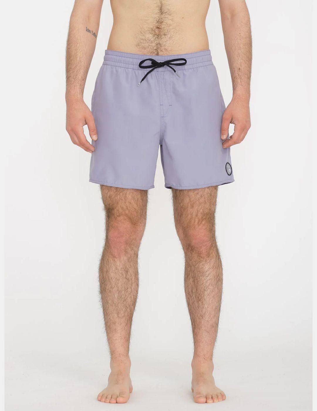 Boardshort Volcom Lido Solid Trunk 16 Violeta