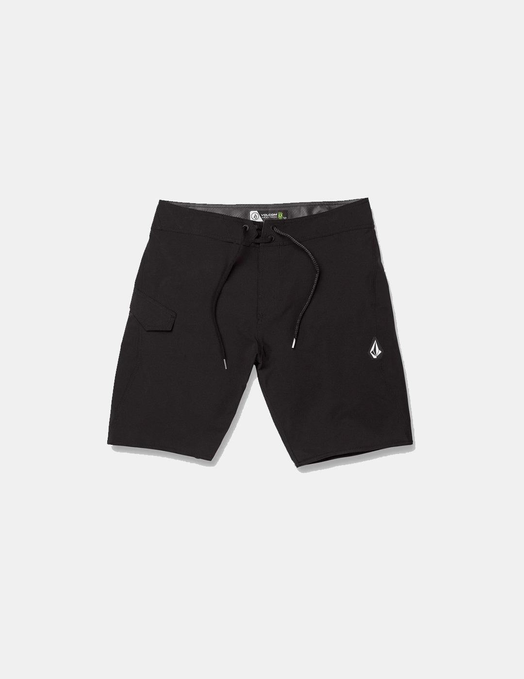 Boardshort Volcom Lido Solid Mod 20 Negro