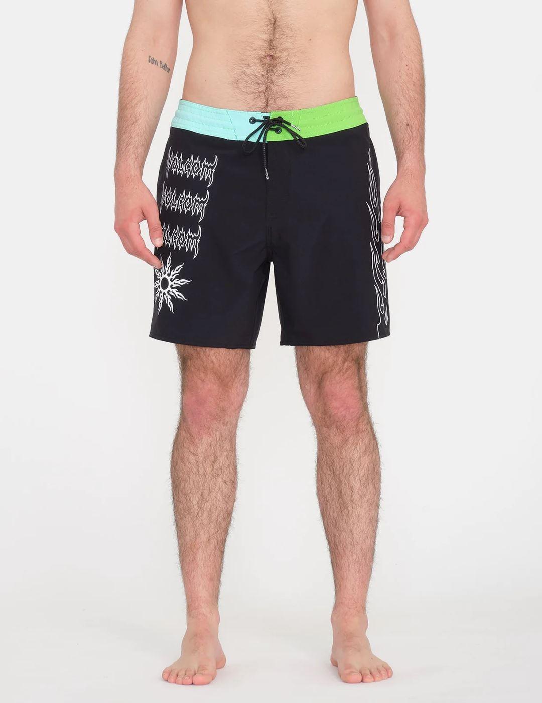 Boardshort Volcom About Time Liberators 17 Negro