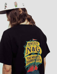 Camiseta Grimey x Nautica Mighty Harmonist Negro