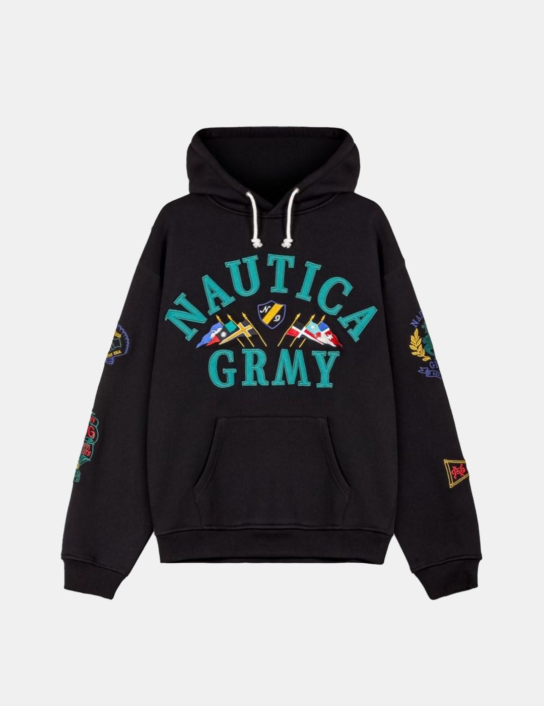 Sudadera Grimey x Nautica Mighty Harmonist Negro