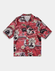 Camisa Grimey Supastar Satin Rojo