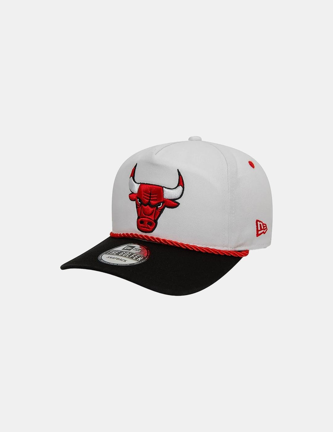 Gorra New Era The Golfer NBA Bulls Blanco