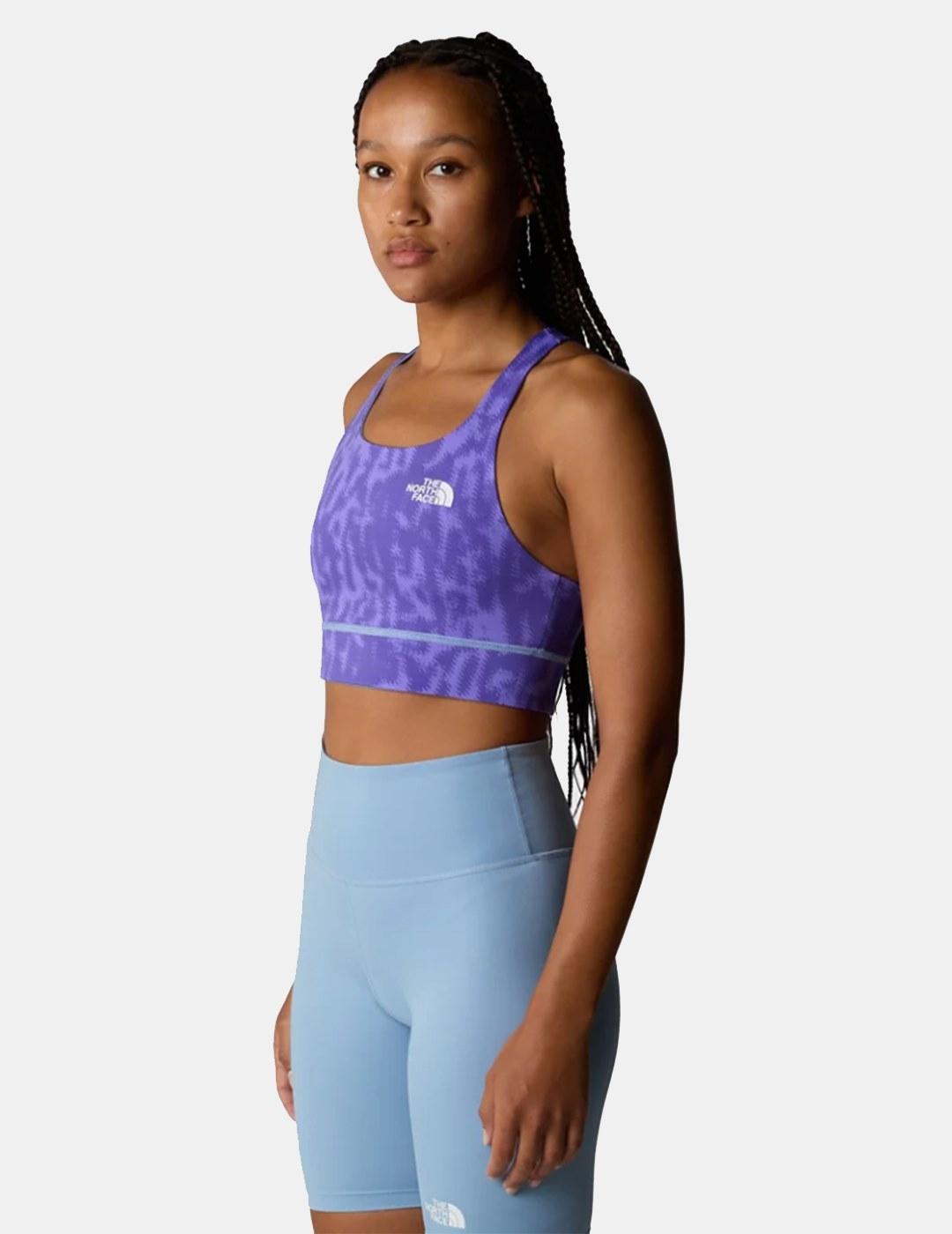 Top The North Face Flex Bra Azul Morado