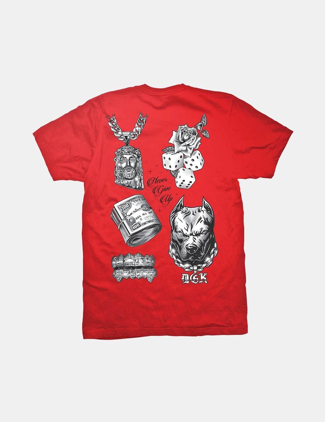 Camiseta DGK Effects Rojo