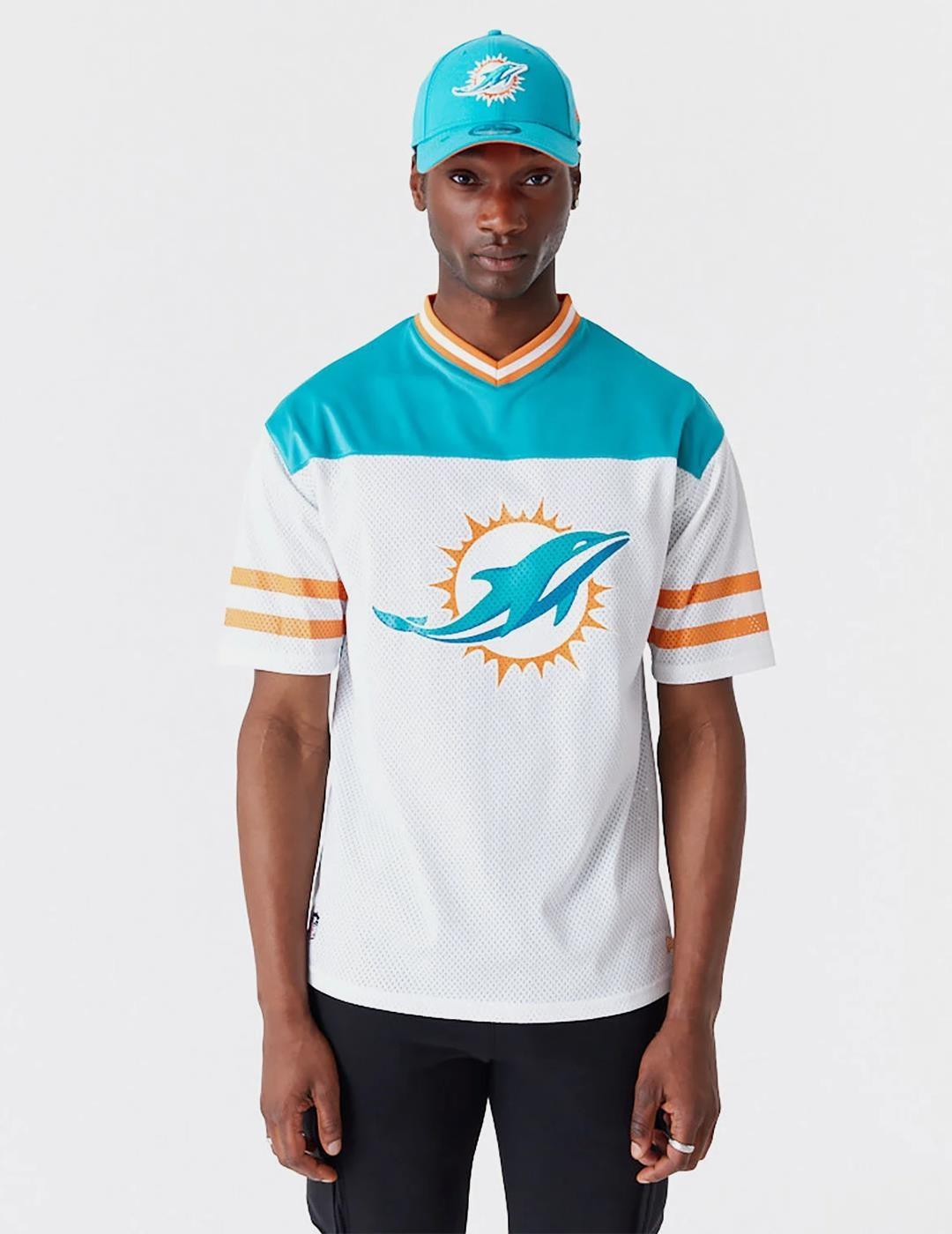 Camiseta New Era NFL Miami Dolphins Blanco