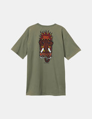 Camiseta New Deal Vallely Mammoth Verde