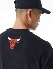 Camiseta New Era NBA Bulls Graphic Negro