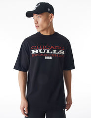 Camiseta New Era NBA Bulls Graphic Negro