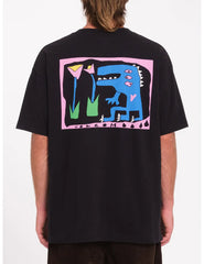 Camiseta Volcom FA Arthur Dino Negro