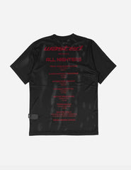 Camiseta Wasted Paris Fusion Mesh Negro