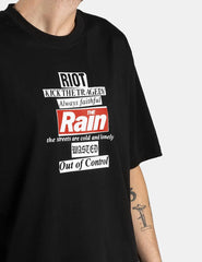 Camiseta Wasted Paris Rain Negro