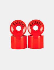 Pack Ruedas D Street 59 Cent 78A 59mm Rojo