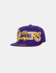 Gorra Mitchell & Ness NBA Lakers Full Frontal