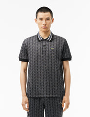 Polo Lacoste DH1417 Negro Gris