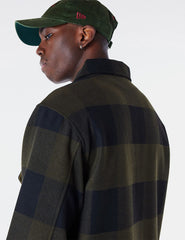 Sobrecamisa New Era Shacket Verde Negro