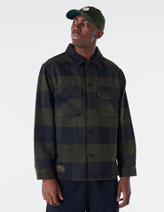 Sobrecamisa New Era Shacket Verde Negro