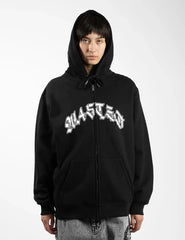 Sudadera Wasted Paris Lethal Zip Negro