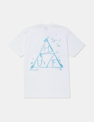 Camiseta HUF Wet & Wild Blanco