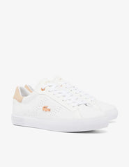 Zapatillas Lacoste Powercourt 2.0 Blanco Rosa